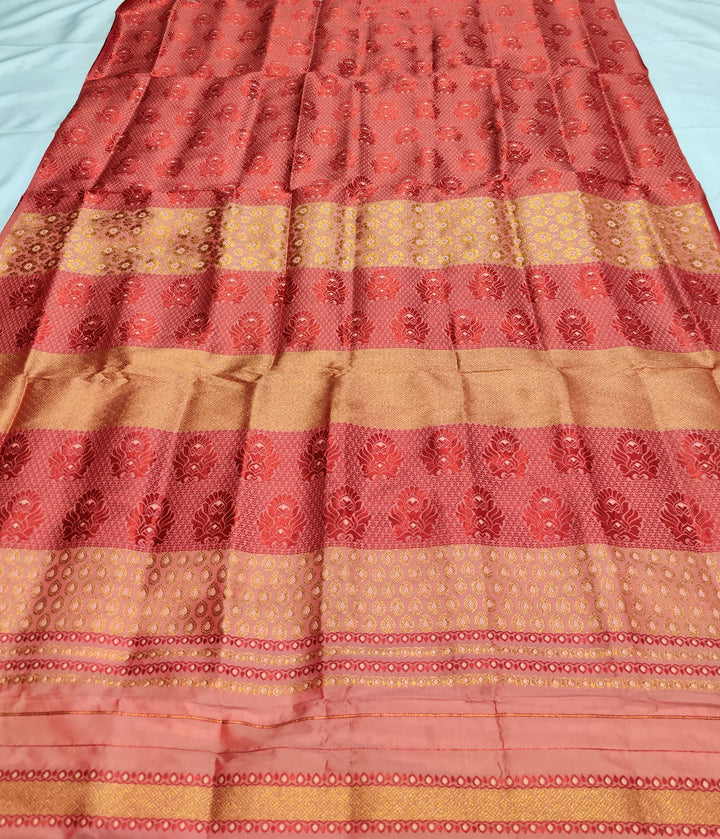 Colouring Jari Bedsheet Mix Set Mekhela Sador
