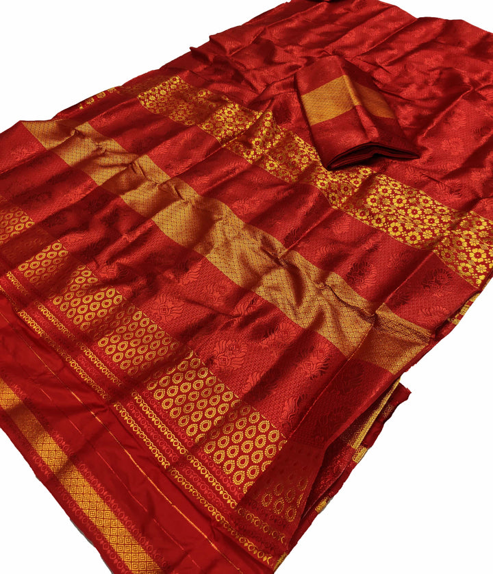 Colouring Jari Bedsheet Mix Set Mekhela Sador