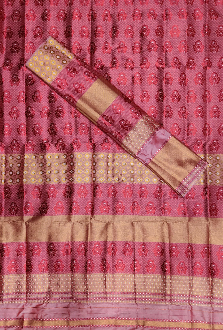 Colouring Jari Bedsheet Mix Set Mekhela Sador