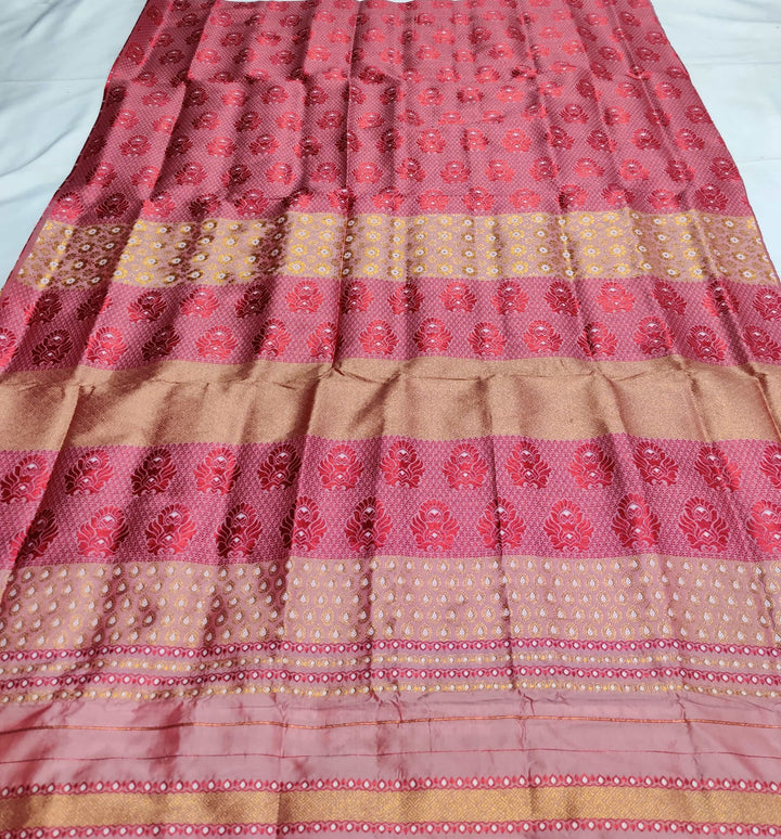 Colouring Jari Bedsheet Mix Set Mekhela Sador