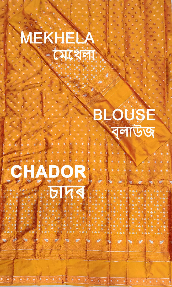 Colouring Jari Mix Set Mekhela Sador