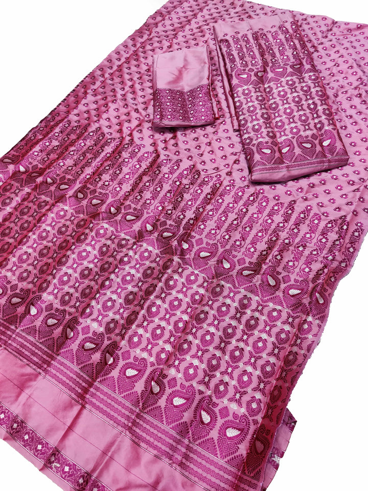 Colouring Jari Mix Set Mekhela Sador