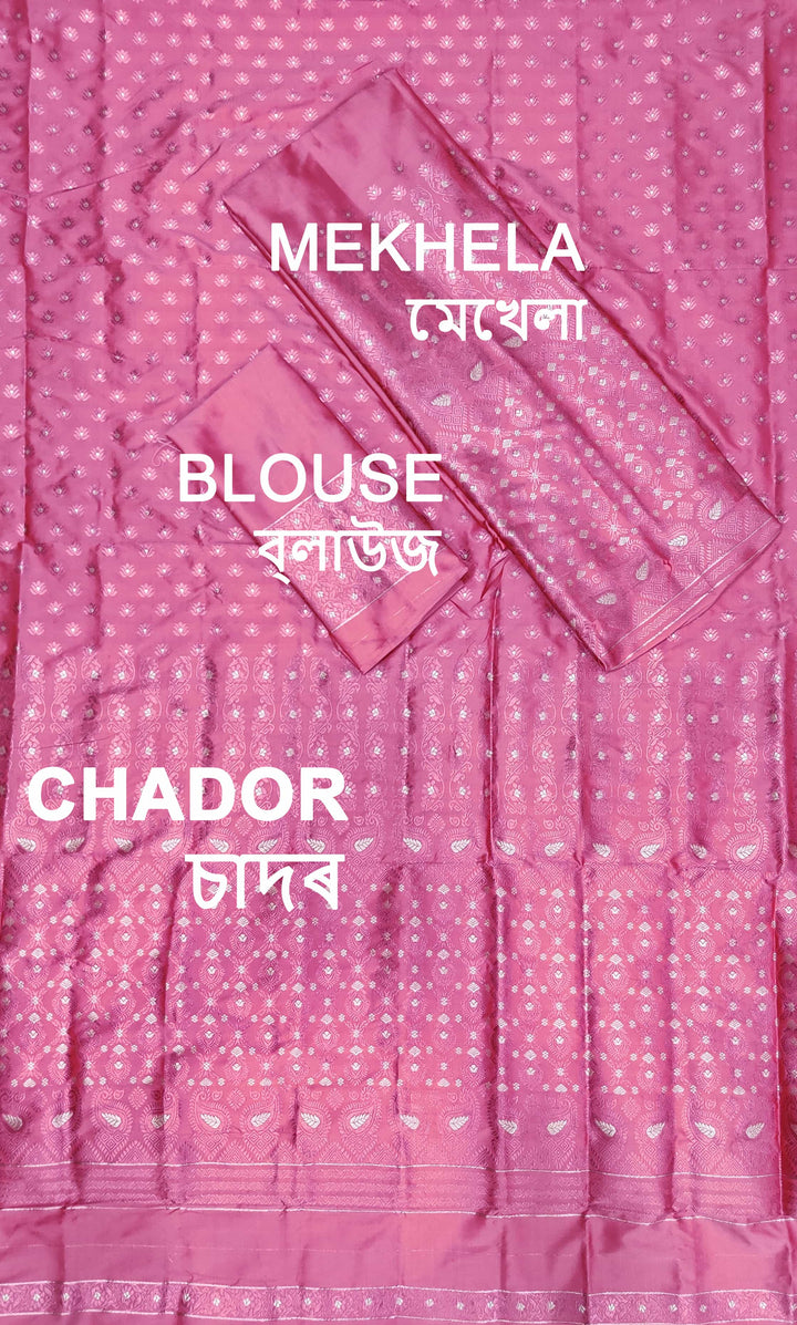 Colouring Jari Mix Set Mekhela Sador