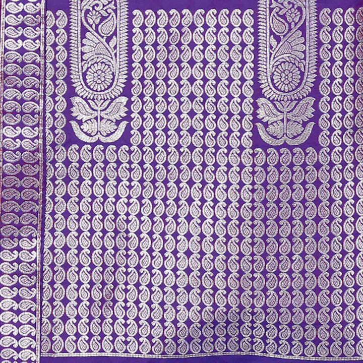 Silver Guna Poly Set Mekhela Sador