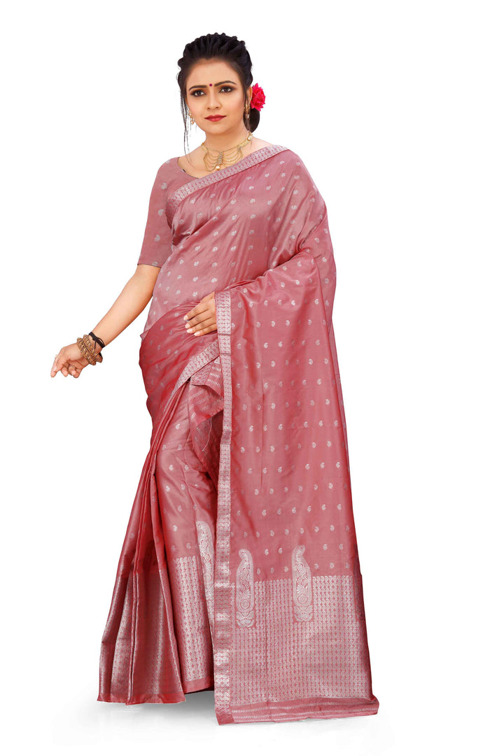 Silver Guna Poly Set Mekhela Sador