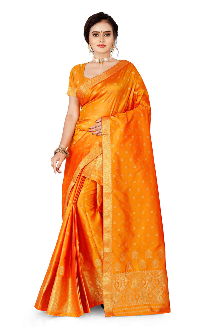 Gold Guna Poly Set Mekhela Sador