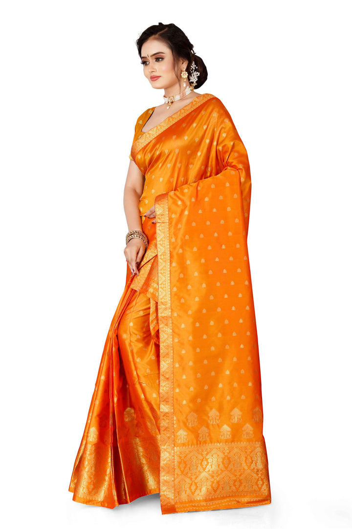 Gold Guna Poly Set Mekhela Sador