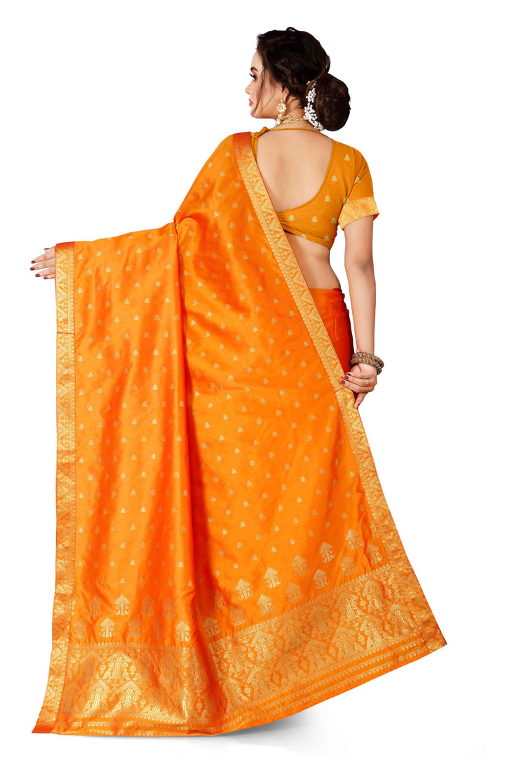 Gold Guna Poly Set Mekhela Sador