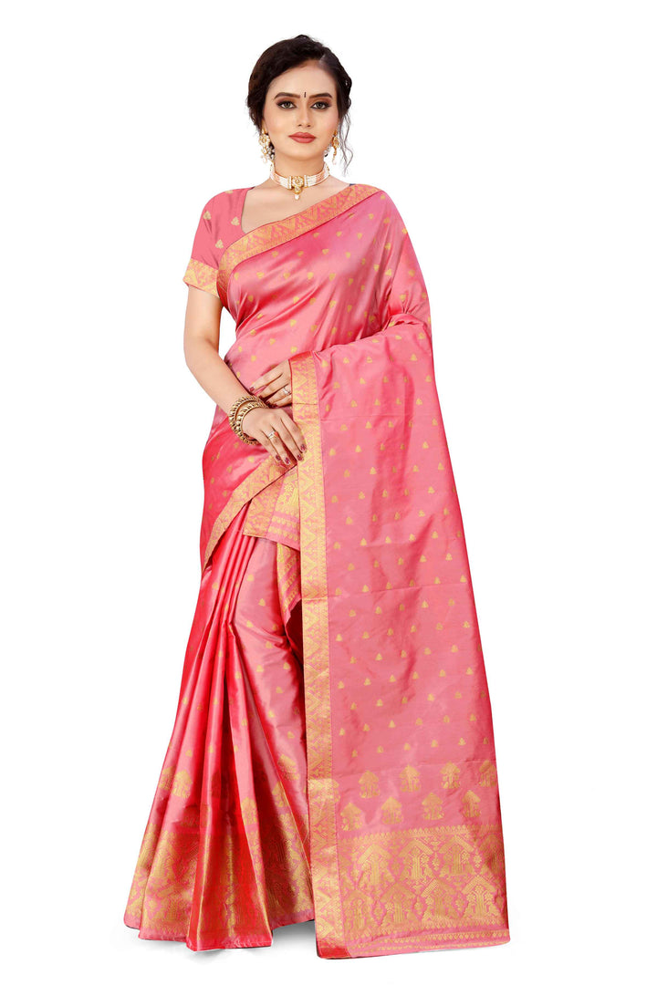 Gold Guna Poly Set Mekhela Sador