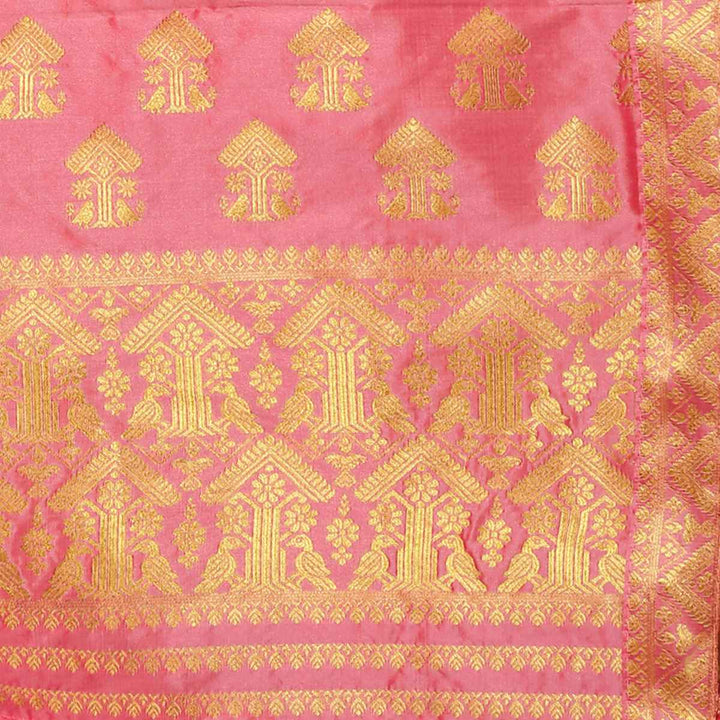 Gold Guna Poly Set Mekhela Sador