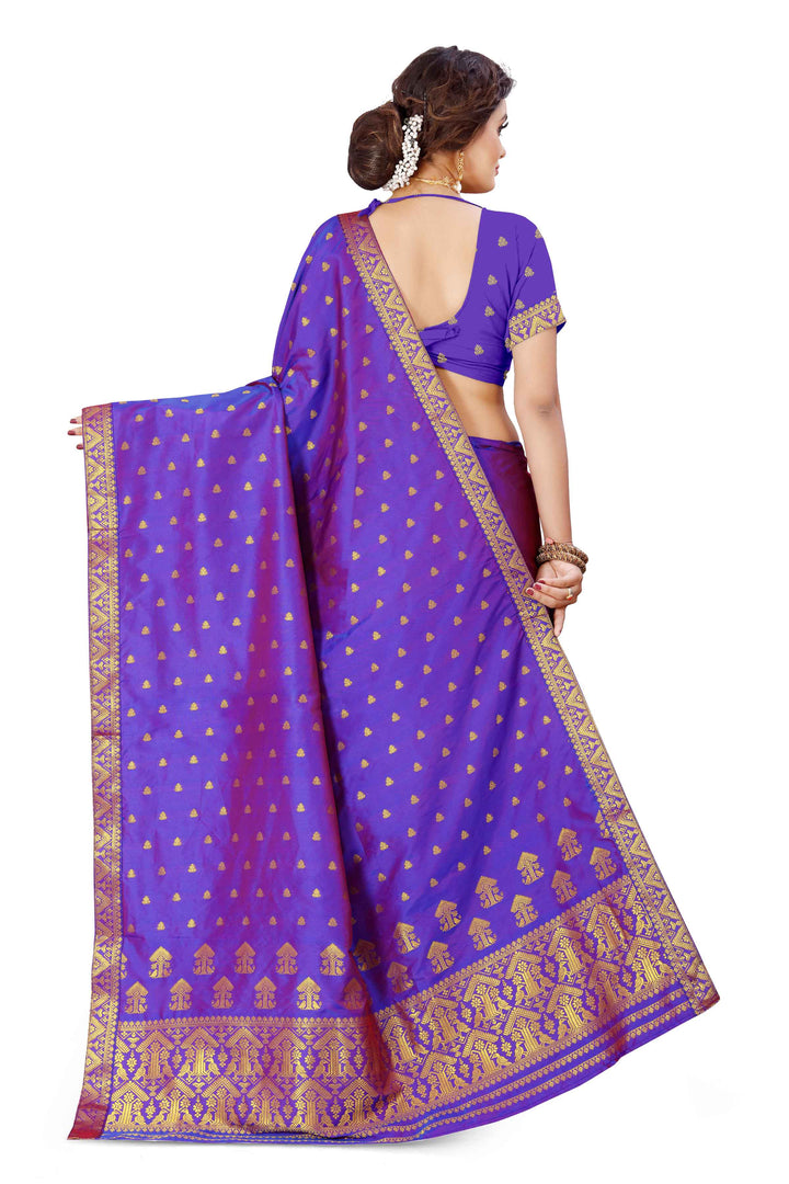 Gold Guna Poly Set Mekhela Sador