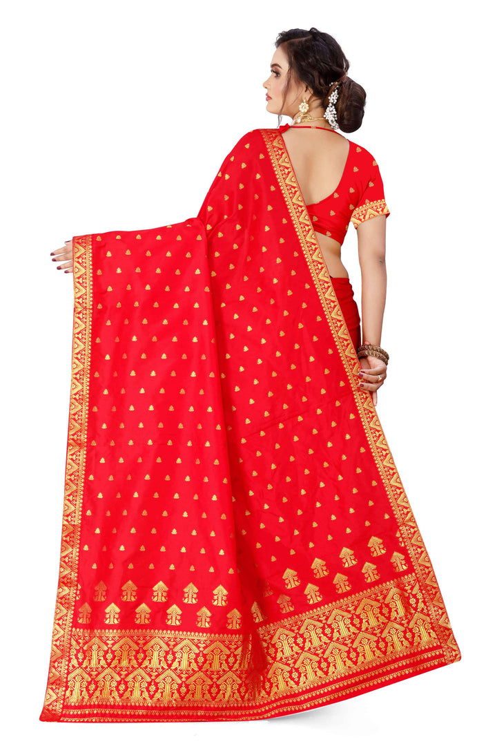 Gold Guna Poly Set Mekhela Sador