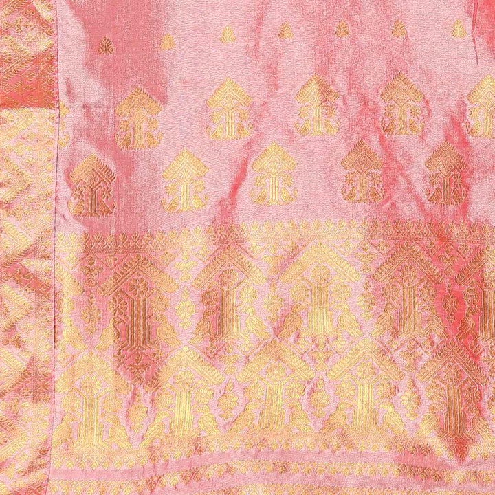 Gold Guna Poly Set Mekhela Sador