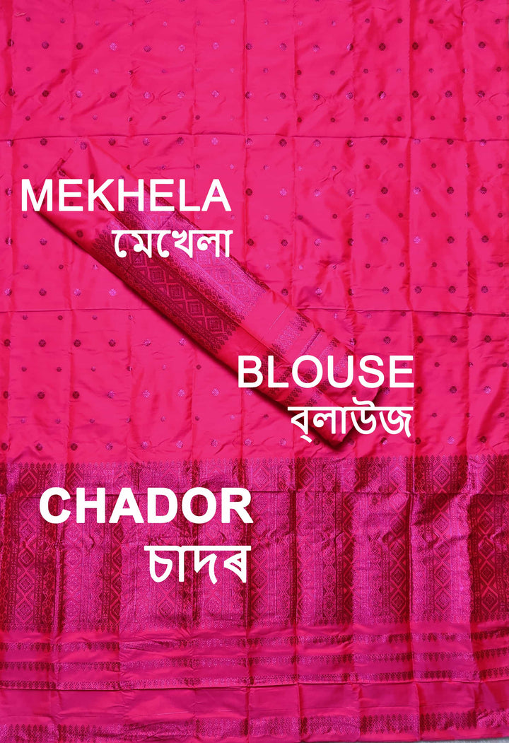 Colouring Jari Poly Set Mekhela Sador