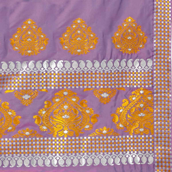 Gold-Silver Jari Mix Set Mekhela Sador