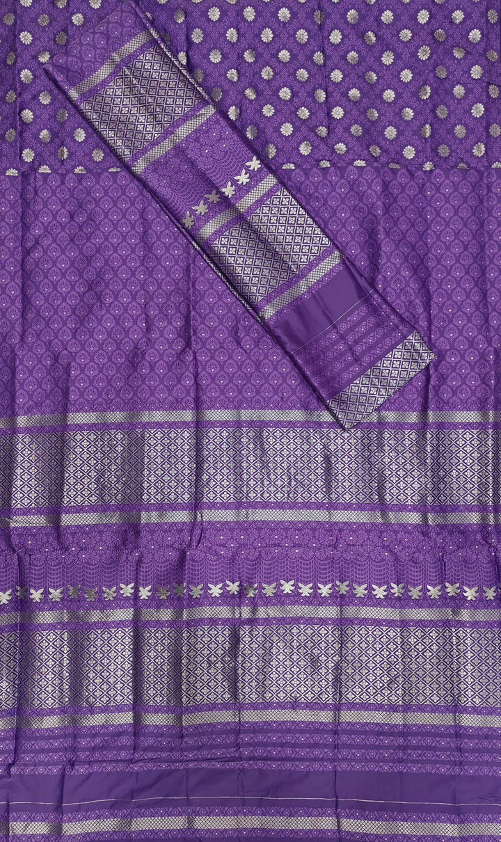 সূতাৰ- কাম (Dhaga-Work) মিক্স ছেট মেখলা চাদৰ