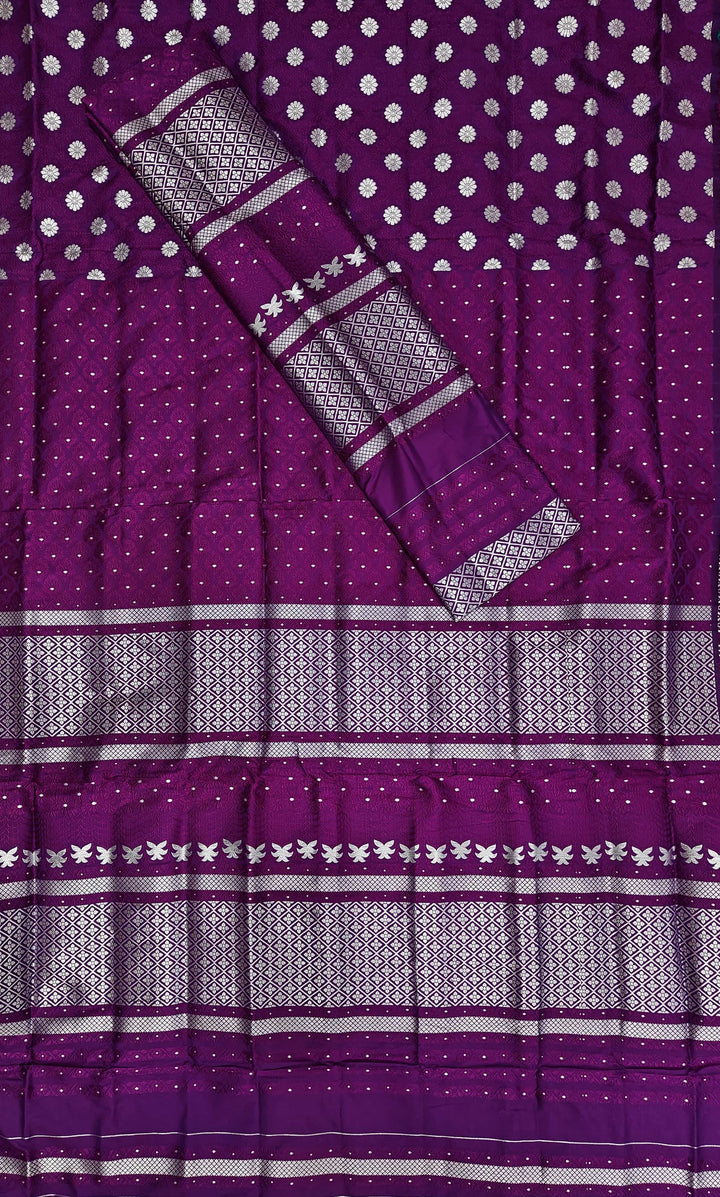 সূতাৰ- কাম (Dhaga-Work) মিক্স ছেট মেখলা চাদৰ