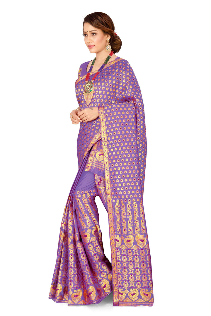 সোণ (Gold) গুনা মিক্স ছেট মেখলা চাদৰ 