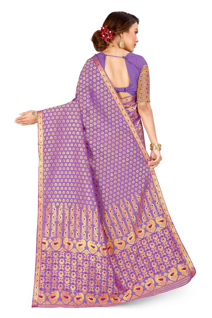 সোণ (Gold) গুনা মিক্স ছেট মেখলা চাদৰ 
