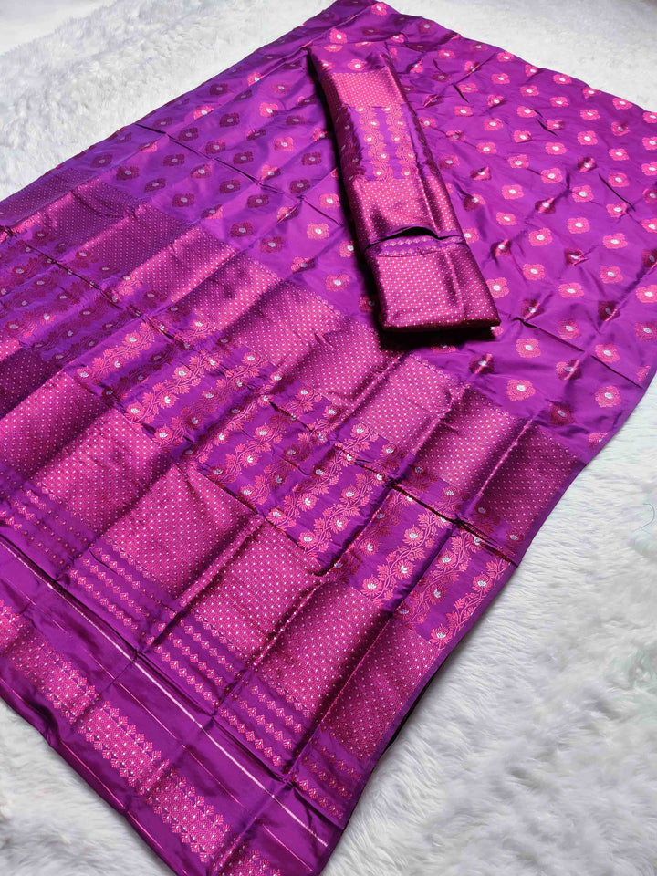 Colouring Jari Mix Set Mekhela Sador