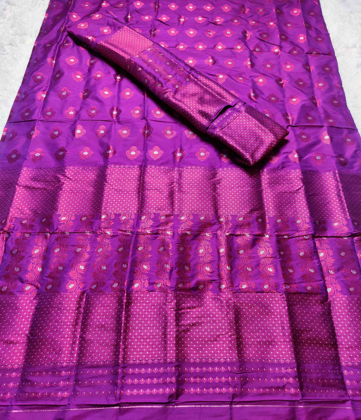 Colouring Jari Mix Set Mekhela Sador