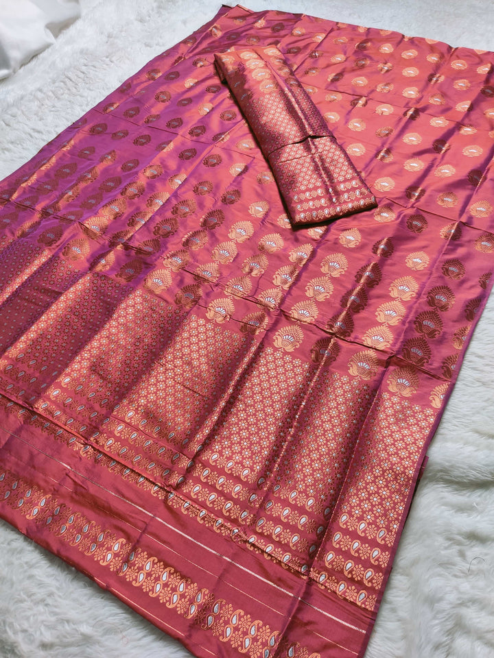 Colouring Jari Mix Set Mekhela Sador