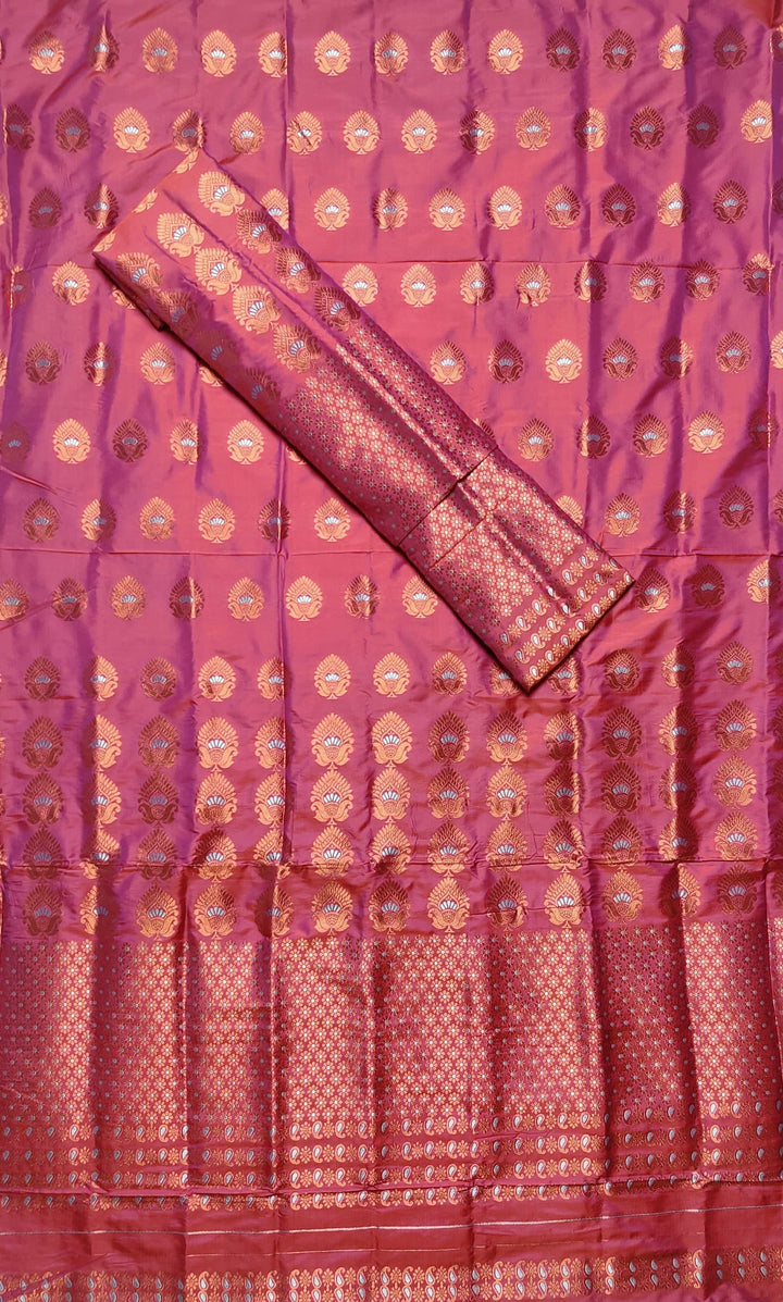 Colouring Jari Mix Set Mekhela Sador