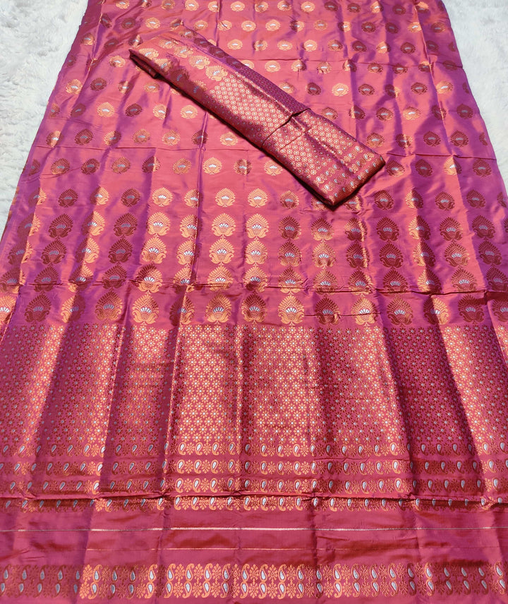 Colouring Jari Mix Set Mekhela Sador