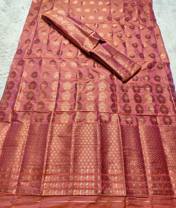 Colouring Jari Mix Set Mekhela Sador