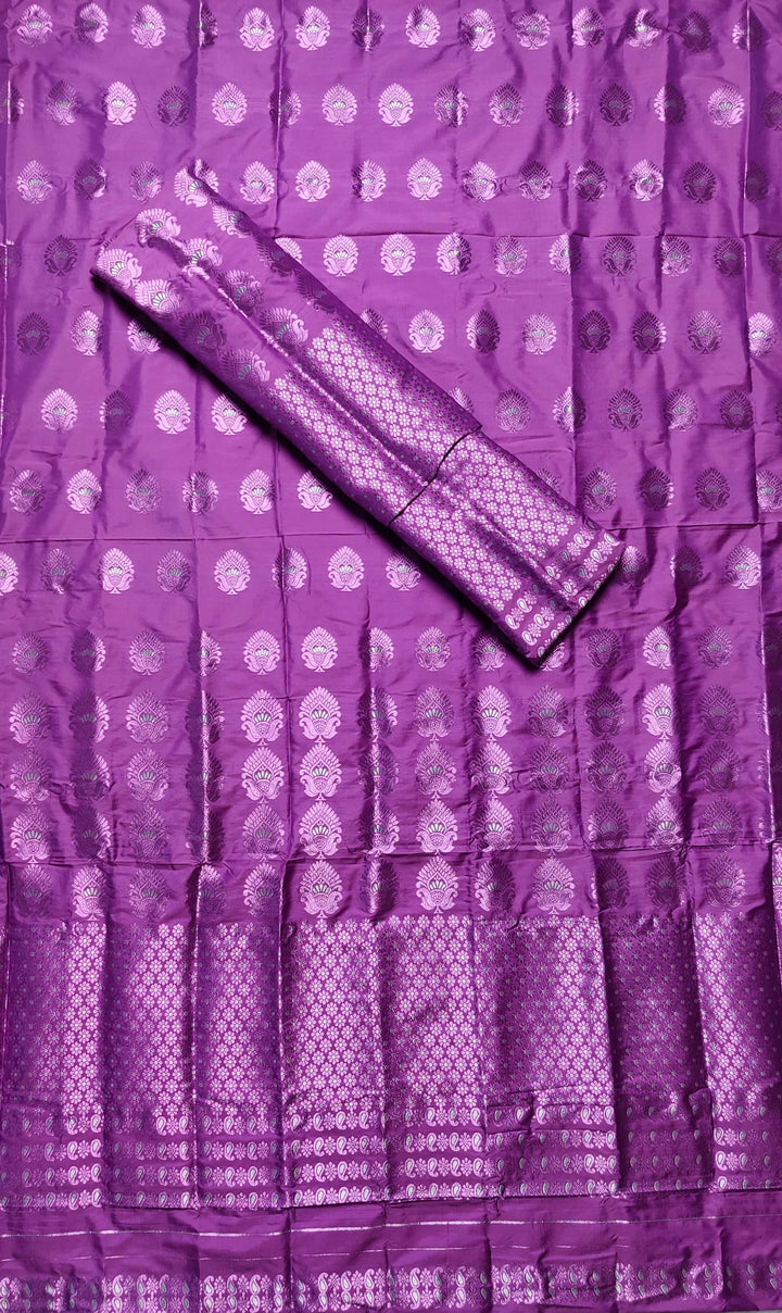 Colouring Jari Mix Set Mekhela Sador