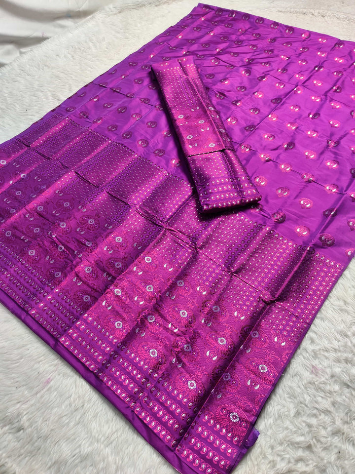 Colouring Jari Mix Set Mekhela Sador