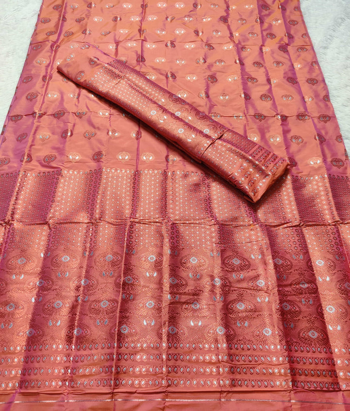 Colouring Jari Mix Set Mekhela Sador