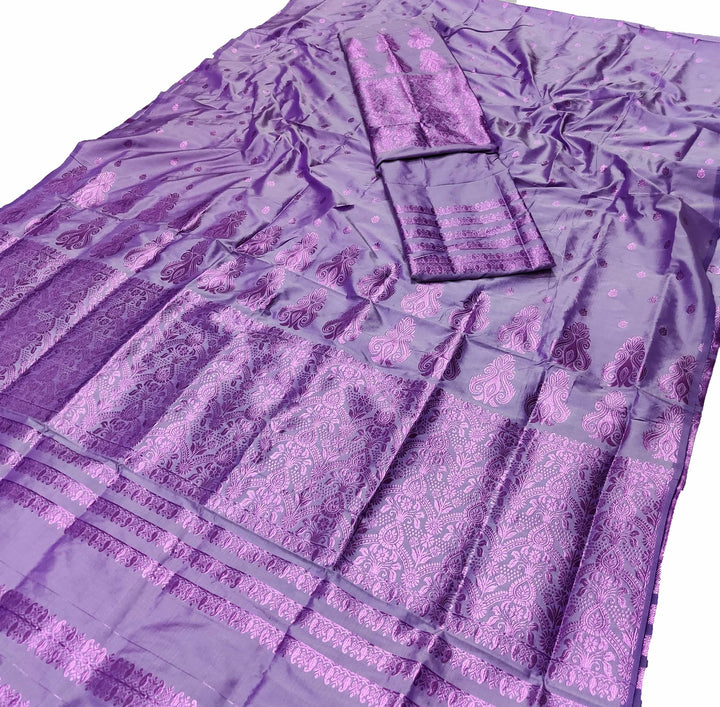 Colouring Jari Mix Set Mekhela Sador