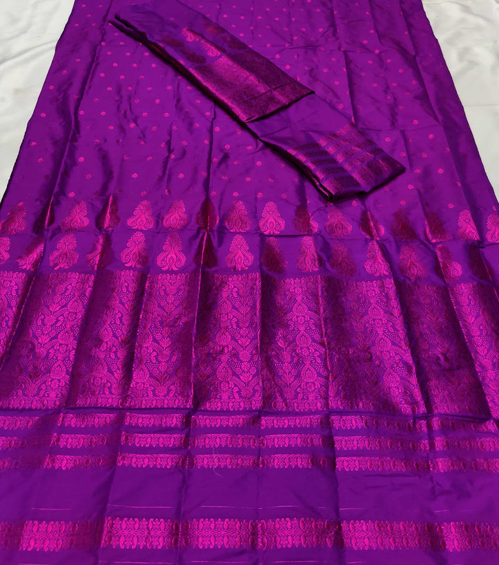 Colouring Jari Mix Set Mekhela Sador