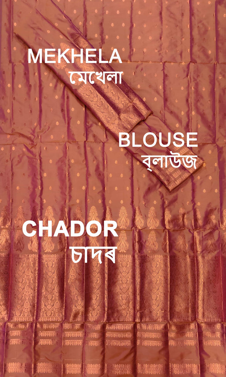 Colouring Jari Mix Set Mekhela Sador
