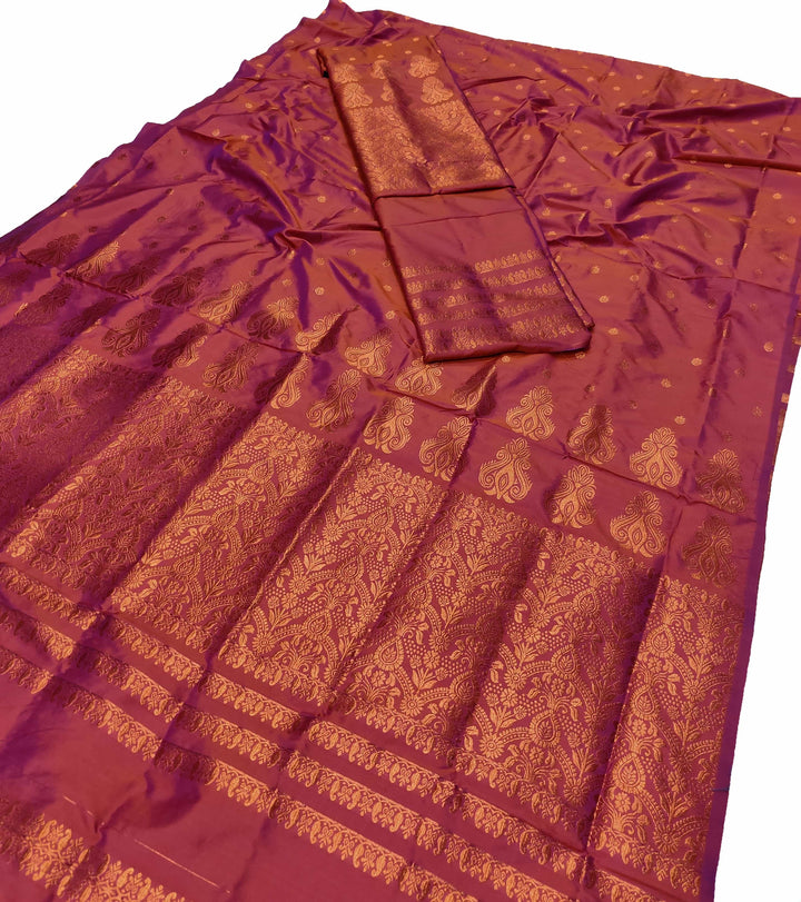 Colouring Jari Mix Set Mekhela Sador