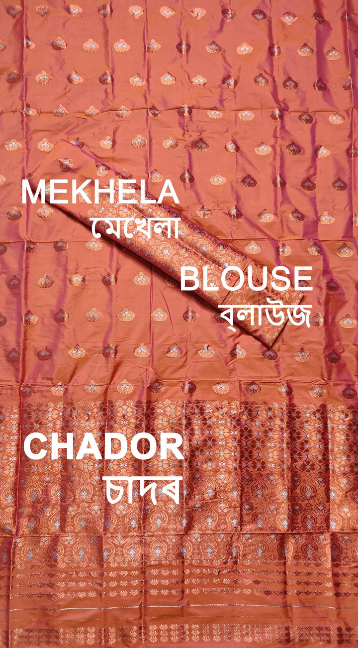 Colouring Jari Mix Set Mekhela Sador