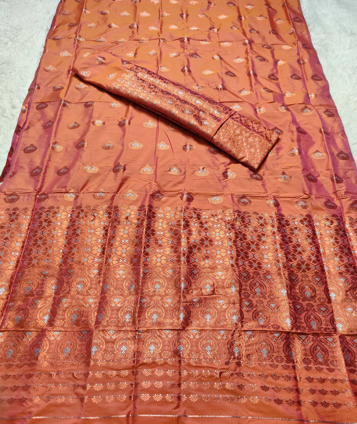 Colouring Jari Mix Set Mekhela Sador