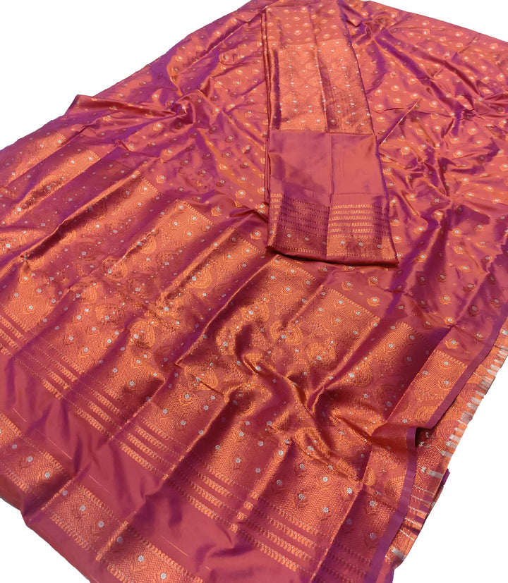 Colouring Jari Mix Set Mekhela Sador