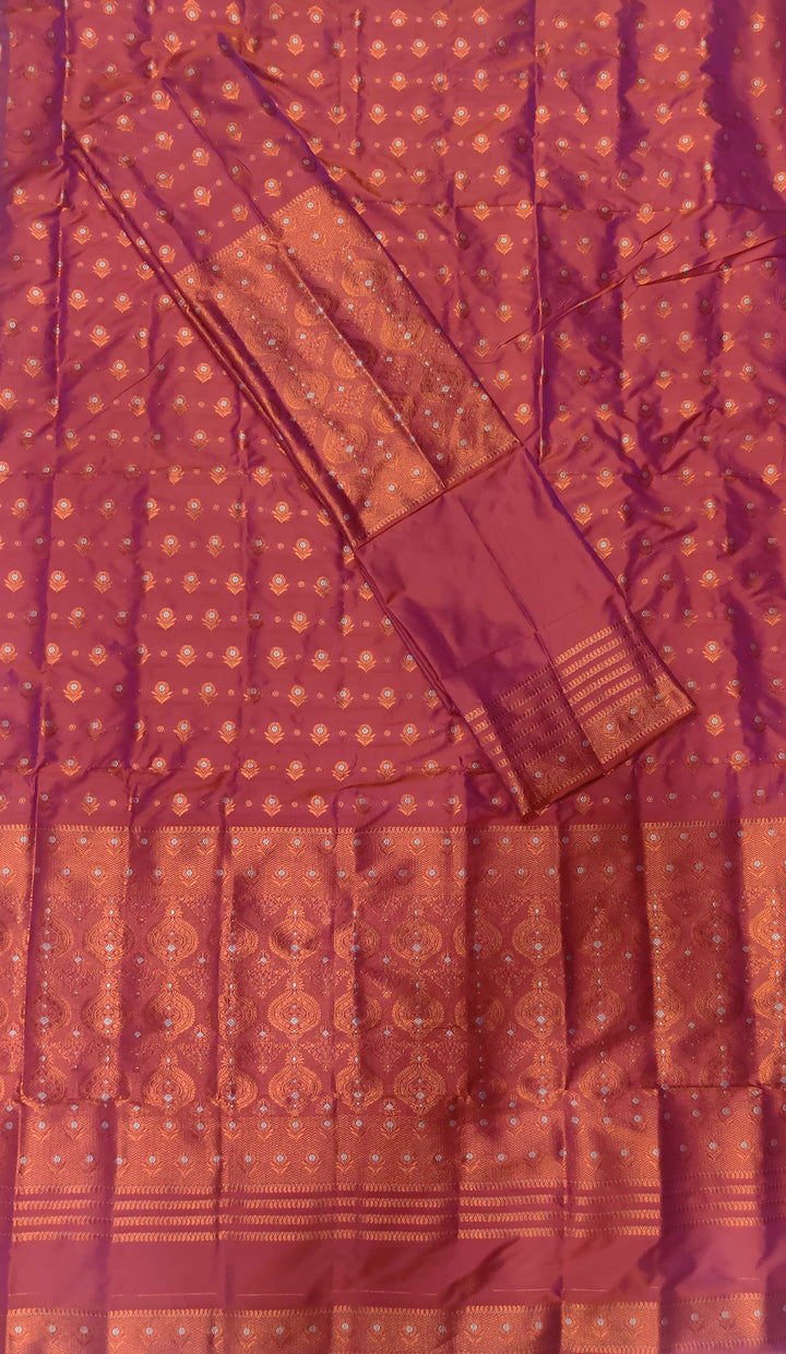 Colouring Jari Mix Set Mekhela Sador