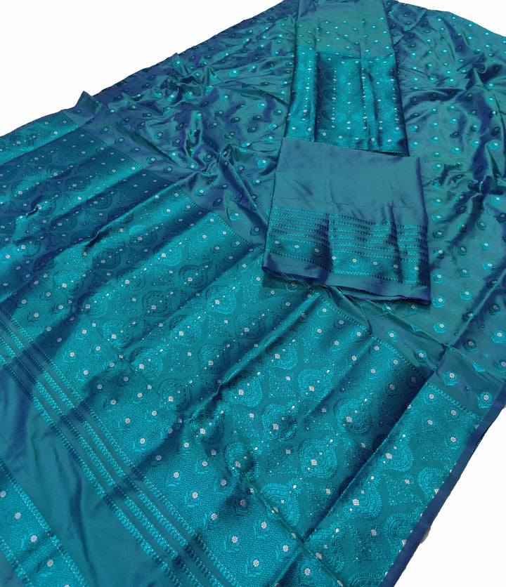 Colouring Jari Mix Set Mekhela Sador