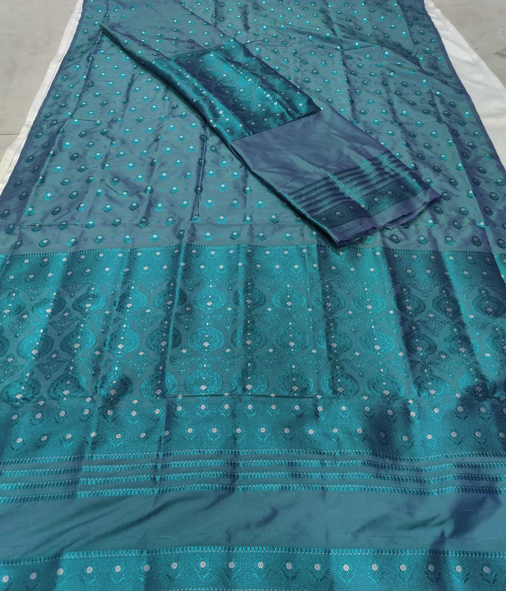 Colouring Jari Mix Set Mekhela Sador