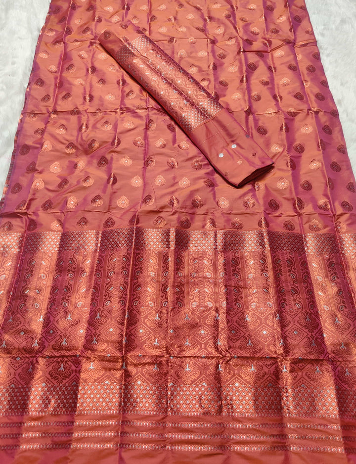 Colouring Jari Mix Set Mekhela Sador