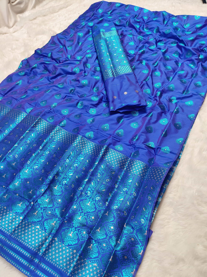 Colouring Jari Mix Set Mekhela Sador