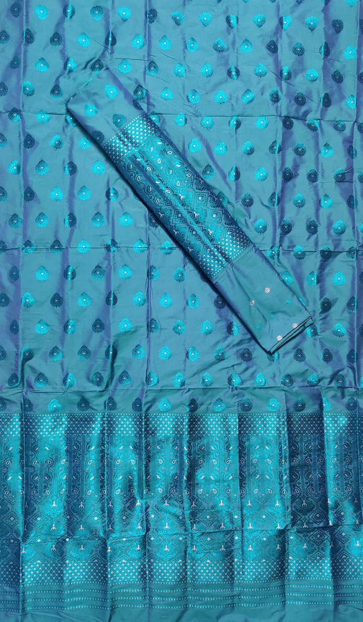 Colouring Jari Mix Set Mekhela Sador