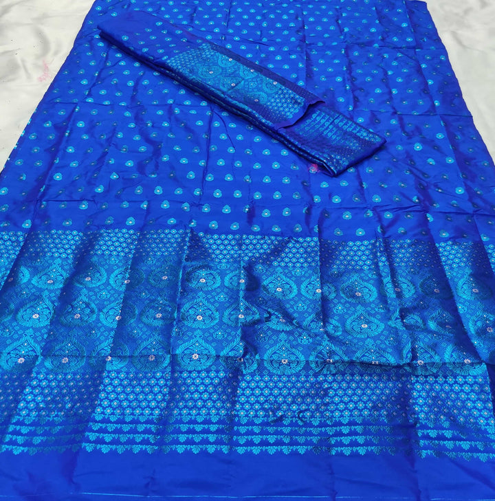 Colouring Jari Mix Set Mekhela Sador