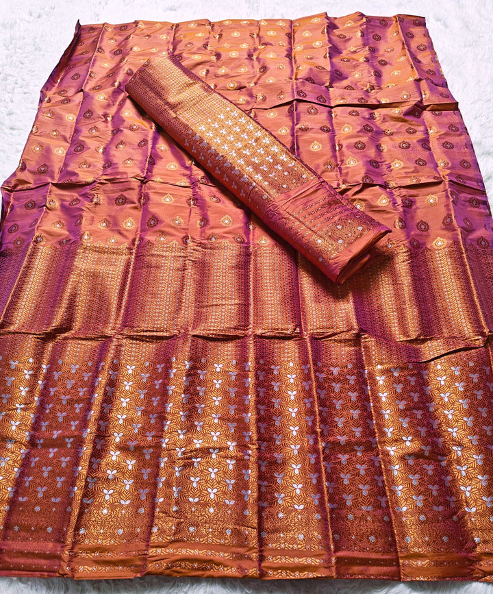 Colouring Jari Mix Set Mekhela Sador