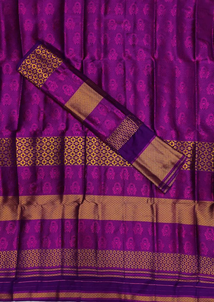 Colouring Jari Bedsheet Mix Set Mekhela Sador