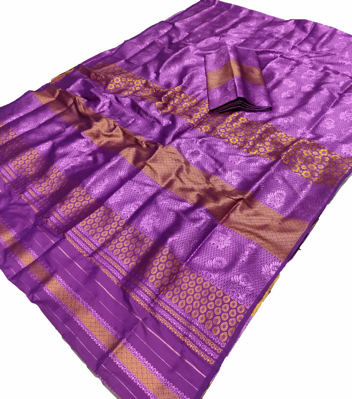 Colouring Jari Bedsheet Mix Set Mekhela Sador