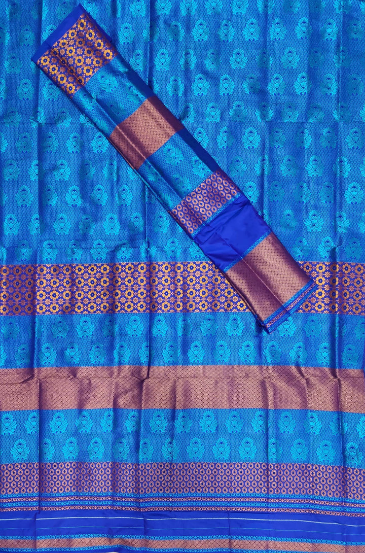 Colouring Jari Bedsheet Mix Set Mekhela Sador